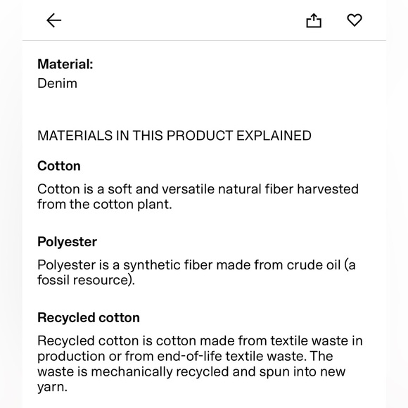 H&M Denim Look Jersey Dress 3-4T - Picture 4 of 7